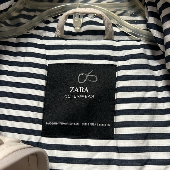 Zara Outerwear Viscose Nylon Hooded jacket Size S - Picture 8 of 12